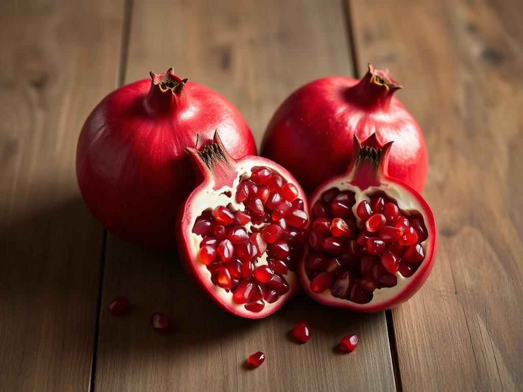 Fresh pomegranates